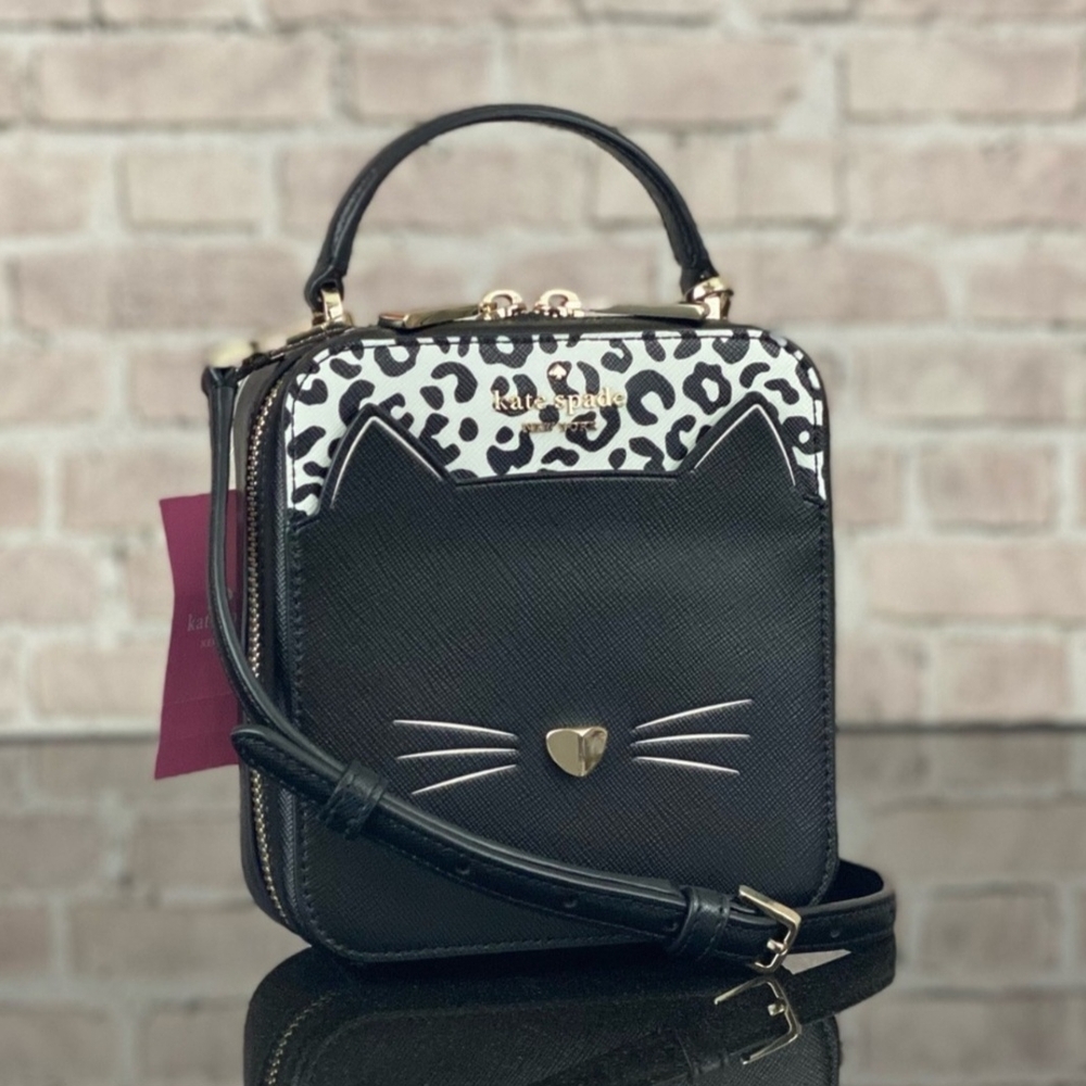 Kate Spade Black Cat Crossbody Bag
